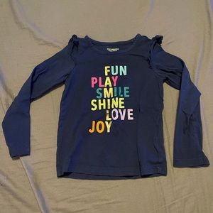 Long sleeve girl shirt
